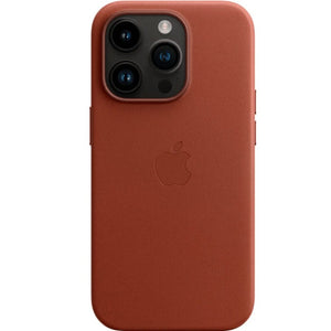 Apple - iPhone 14 Pro Leather Case with MagSafe - Umber