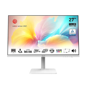 MSI MODERN MD272XPW (White 27-inch FullHD Monitor, 100Hz, Built-in Speakers)