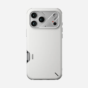 AULUMU Slim Shockproof Case for Apple iPhone 17 Pro Max - White (Cooling Tech, Color Changing Sensor, Shock Absorption)