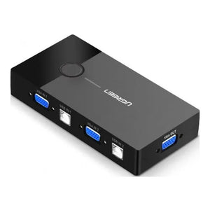 UGREEN KVM Switch Box, 2 Computers 1 Monitor, VGA and USB (30357)