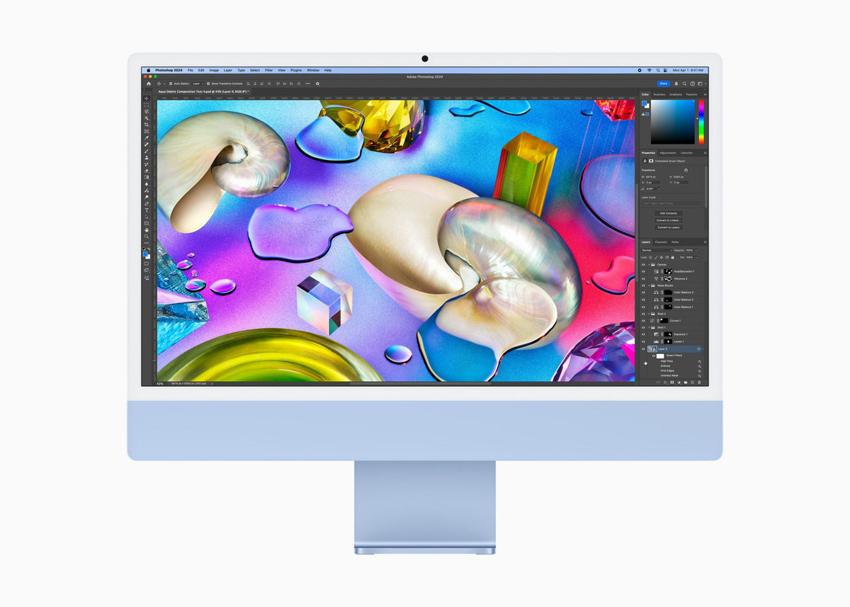 iMac 24-inch (M4, 2024) - M4. Up to 1.7x faster.