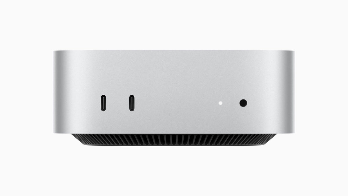 Mac mini (M4 Pro, 2024) - Ports up front, at last.