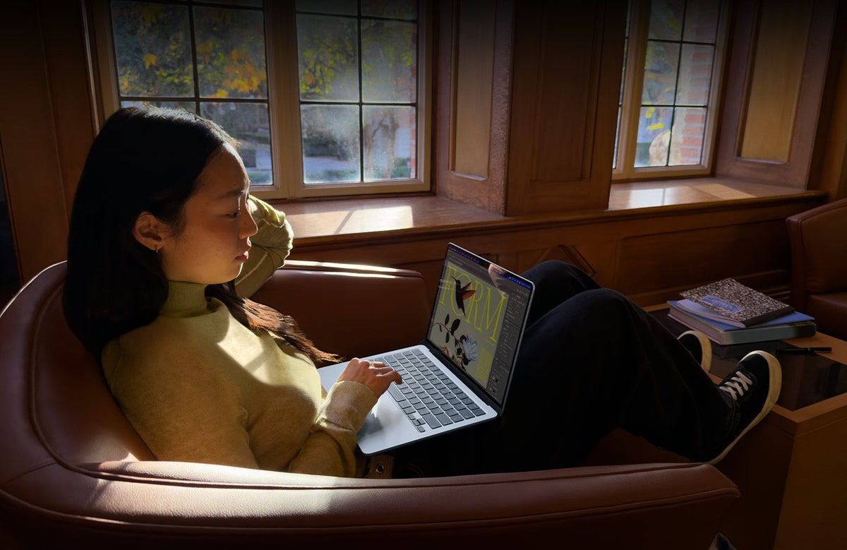 MacBook Air 13-inch (M5) - Up to 18 hours. All-day, then some.