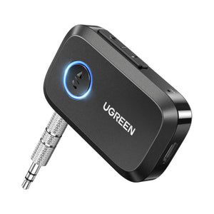 UGREEN Bluetooth 5.3 Car & Home AUX Receiver Adapter with Mic (90748)