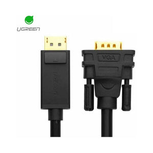 UGREEN DisplayPort Male to VGA Male Cable 1.5M, Full HD 1920x1200 (10247)