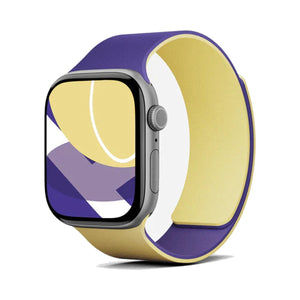 MOFT Snap Duo Watch Bands for Apple Watch 44/45/46/49mm (Strike Yellow x Poise Purple)
