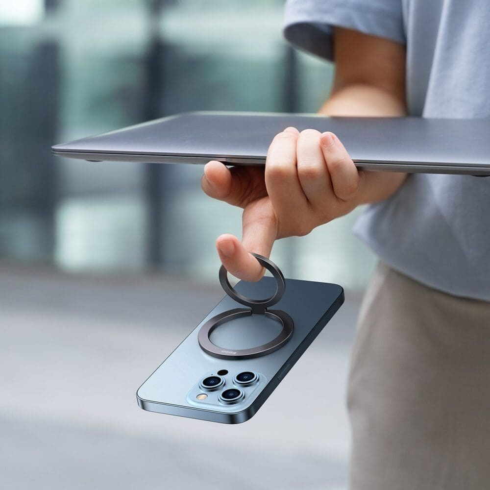 Baseus Halo Series Foldable Metal Ring Stand | 360 Rotation Magnetic Ring Holder