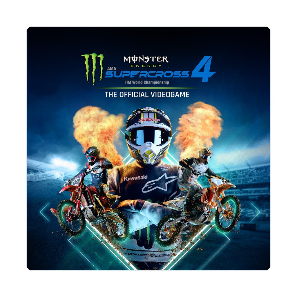 Monster Energy Supercross - The Official Videogame 4 (PS5) cover art