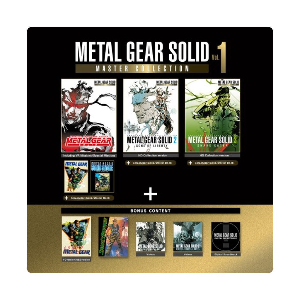 METAL GEAR SOLID: MASTER COLLECTION Vol.1 (Nintendo Switch) cover art