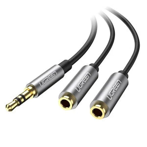 UGREEN 3.5mm Audio Cable Splitter, 20cm Braided (10532)