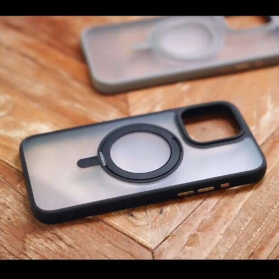 Blueo Skin Friendly Magnetic Case with 360 Stand | Apple iPhone 16 Pro Max Case