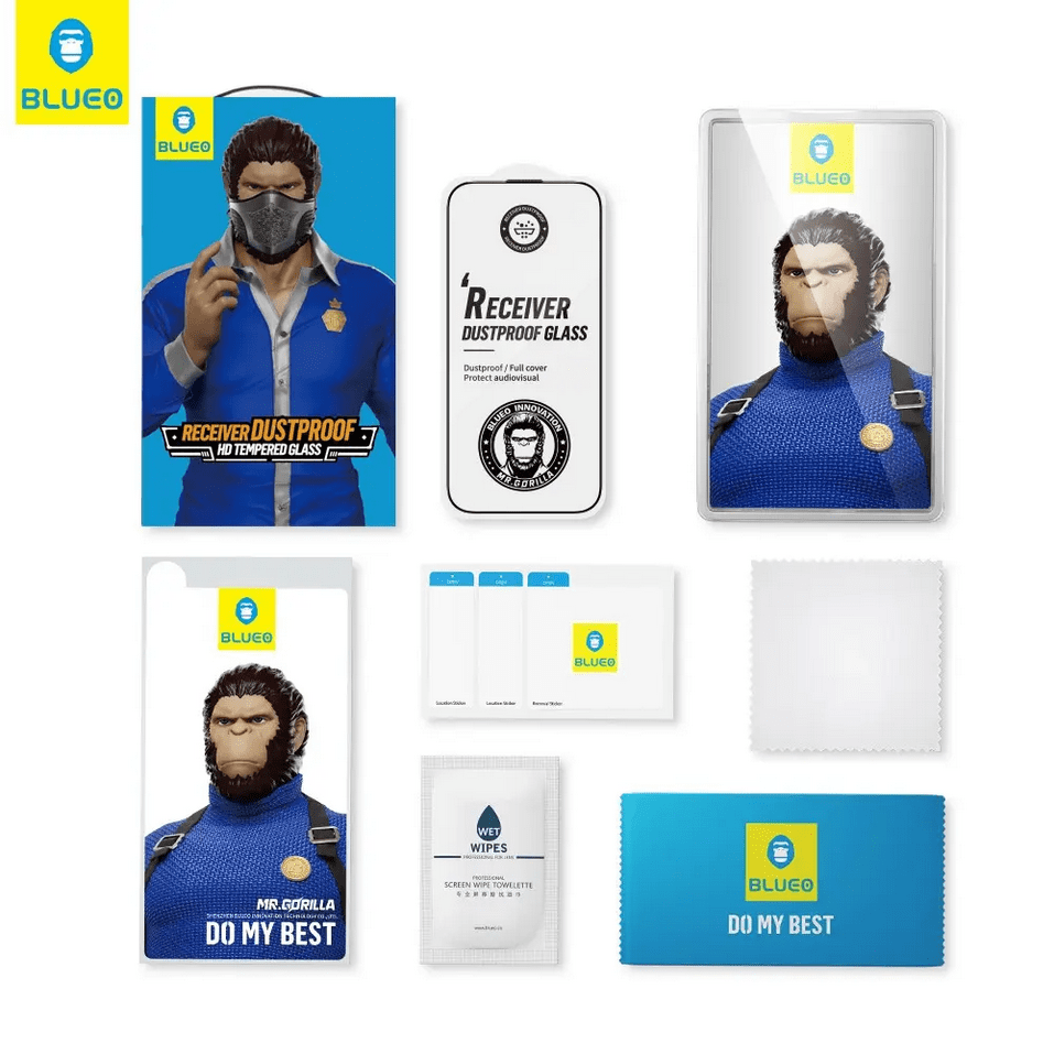 Blueo Antistatic Dustproof Glass | Apple iPhone 16 Screen Protector