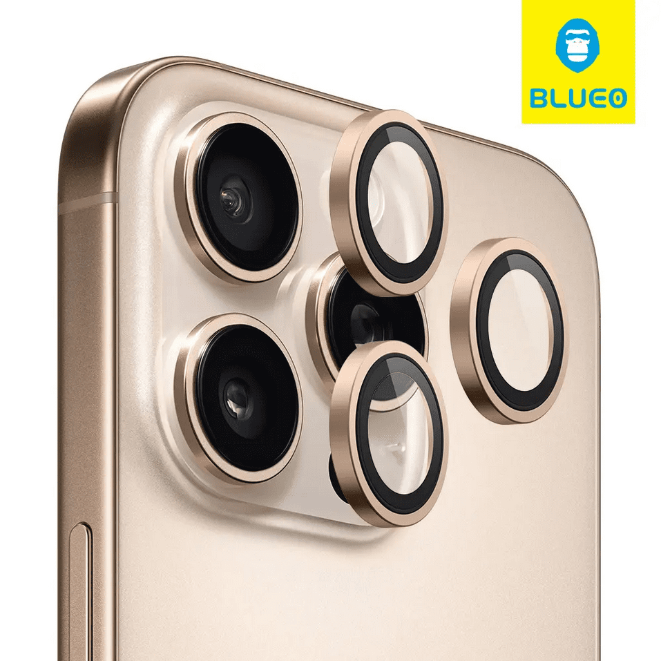Blueo 99 Anti-Reflective Titanium Allow | Apple iPhone 16 / 16 Plus / 16 Pro / 16 Pro Max Lens Protector