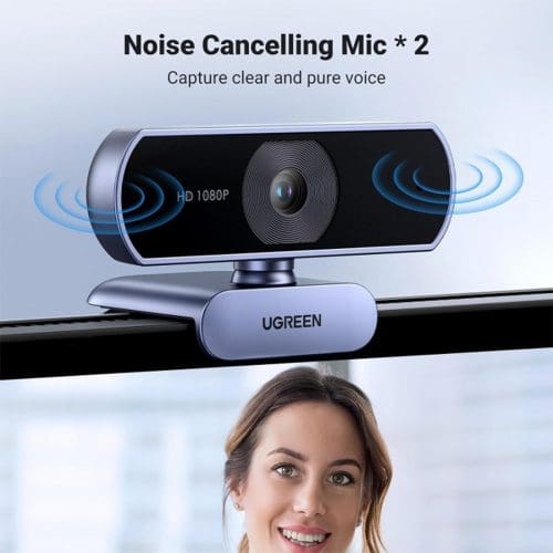 UGREEN Full HD USB Webcam with Microphone - image 2