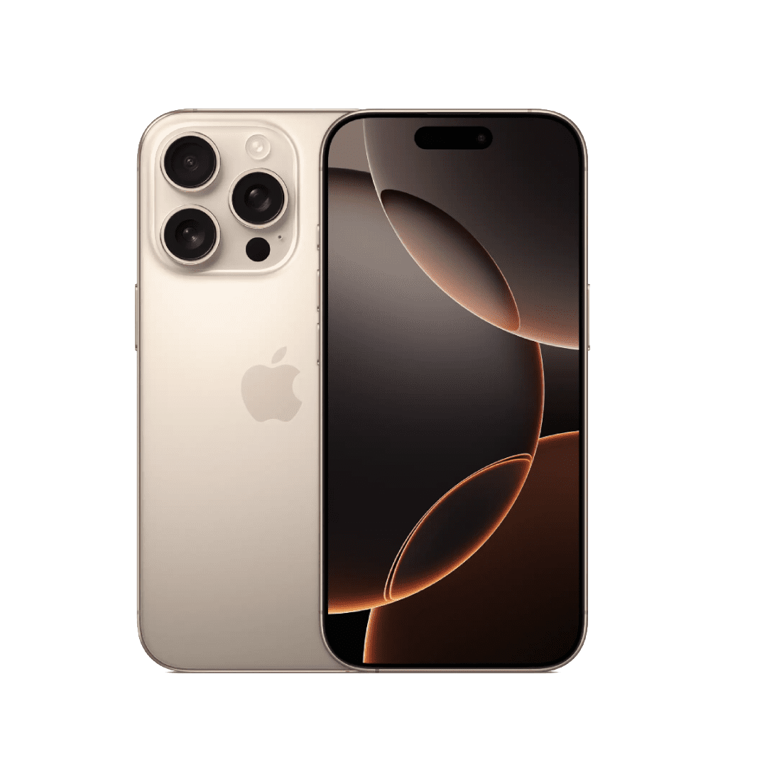 Apple iPhone 16 Pro (iOS with 6.3-inch ProMotion Super Retina XDR display, A18 Pro Chip, 5G connectivity, Titanium Finishing & 1 Year Warranty)