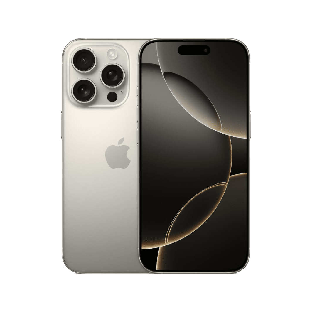 Apple iPhone 16 Pro (iOS with 6.3-inch ProMotion Super Retina XDR display, A18 Pro Chip, 5G connectivity, Titanium Finishing & 1 Year Warranty)