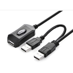 UGREEN USB 2.0 Male to Female Active Extension Cable with Signal Booster