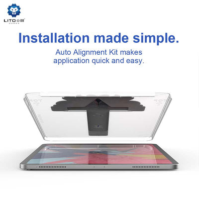 Lito Max+ Tempered Glass Screen Protector (With Easy Applicator) For Apple iPad Pro 11-inch 2020/2021/2022