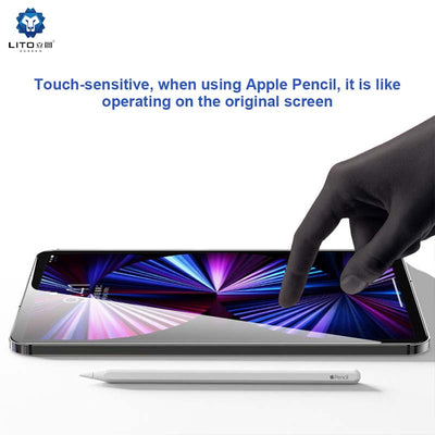 Lito Max+ Tempered Glass Screen Protector (With Easy Applicator) For Apple iPad Pro 11-inch 2020/2021/2022