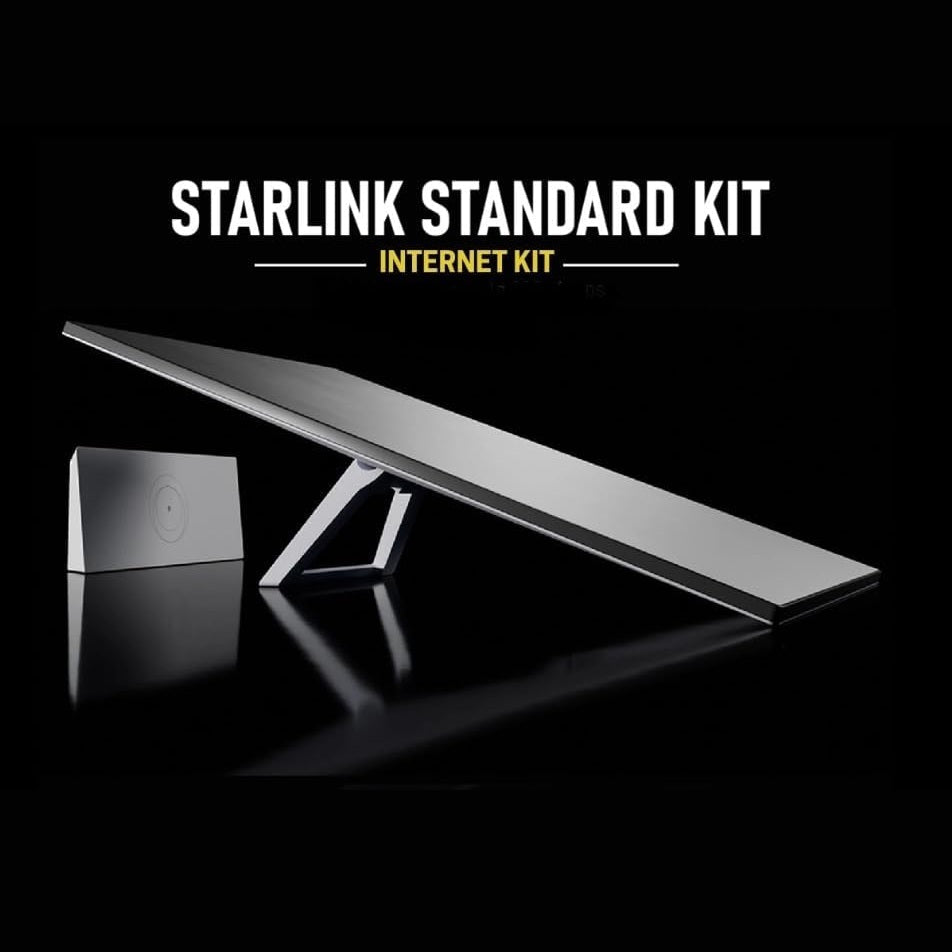 Starlink Gen 3 Standard Kit (High Speed, Low-Latency Internet, WiFi 6, Satellite Connectivity)