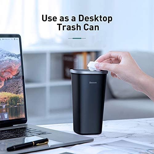 Baseus Dust-Free Vehicle-Mounted Trash Can (3 Rolls of Bags Included)