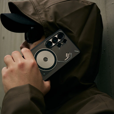 AULUMU Frosted Case for Samsung Galaxy S25 Ultra (Cooling Tech, Color Changing Sensor, Glow in The Dark)