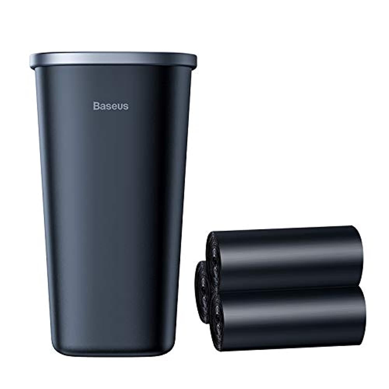 Baseus Dust-Free Vehicle-Mounted Trash Can (3 Rolls of Bags Included)