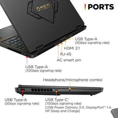HP Omen 16 League Of Legends Edition AM0017DX (Intel Core i7-14650HX, 32GB/1TB, 16-inch FHD, RTX5060, WIN11)