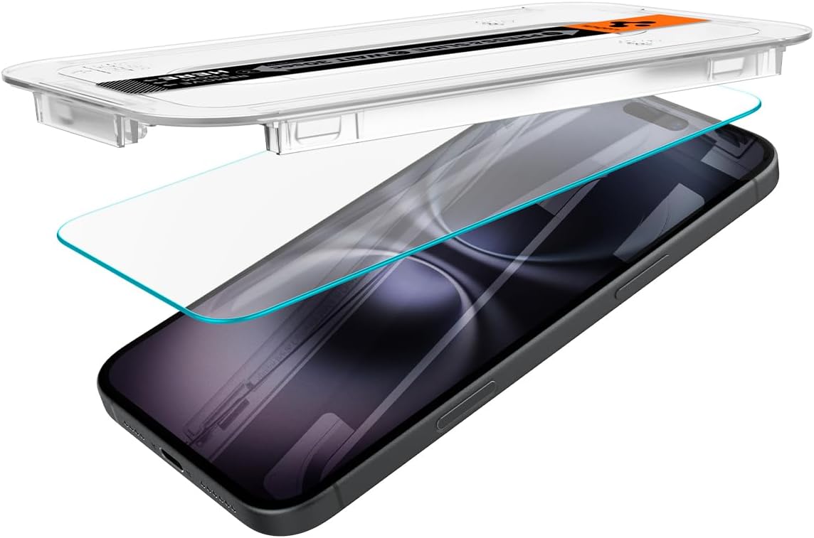 Spigen [GlasTR EZ FIT] | Tempered Glass Screen Protector For Apple iPhone 15/16