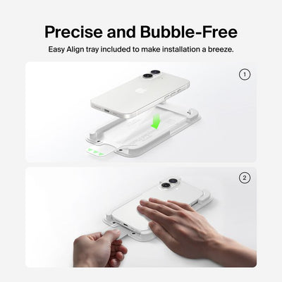 Belkin InvisiGlass Privacy Filter Screen Protector for iPhone 17 Pro (With Easy Align Tray)