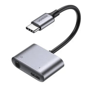 UGREEN USB-C PD & Headphone Jack To USB-C Male | 2-in-1 Audio and Charging Adapter