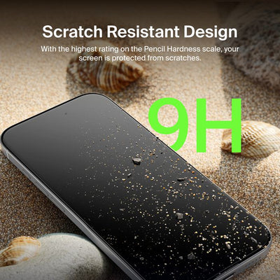 Belkin TemperedGlass Screen Protector for iPhone 17 (With Easy Align Tray)