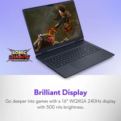 DELL ALIENWARE 16X AURORA LAC16251-9582BLUPUS (Core ULTRA 9 275HX, 2TB NVME/32GB DDR5, 16" WVA (2560x1600) 240HZ, RTX 5070 8GB, WIN 11/BLUE)