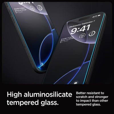 Spigen [GlasTR EZ FIT] | Tempered Glass Screen Protector For Apple iPhone 16 Pro