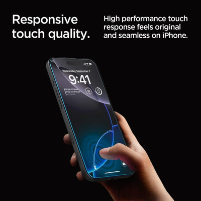 Spigen [GlasTR EZ FIT] | Tempered Glass Screen Protector For Apple iPhone 16 Pro