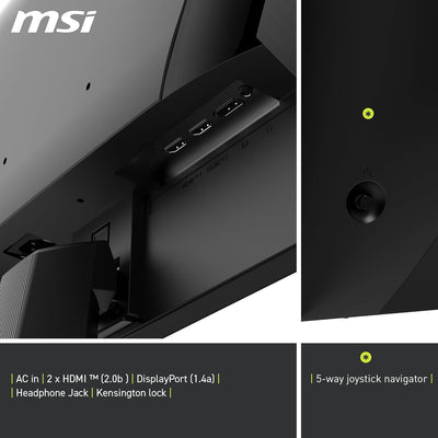 MSI MAG 255XF (25-inch FullHD Gaming Monitor, 0.5ms, 300Hz, HDR Support)