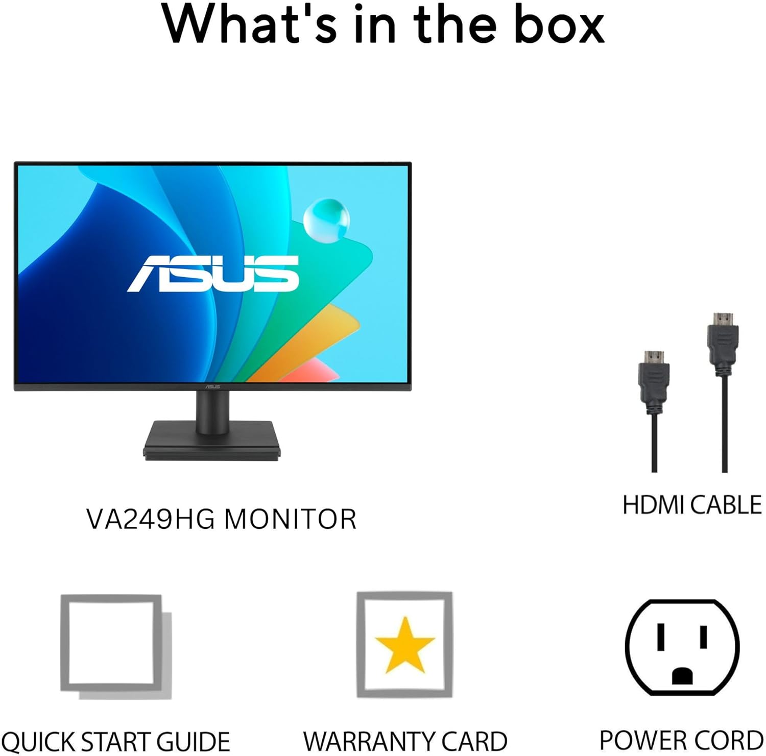 Asus VA249HG (24-inch FullHD Monitor, 120Hz, Adaptive-Sync, 1ms, Flicker Free)