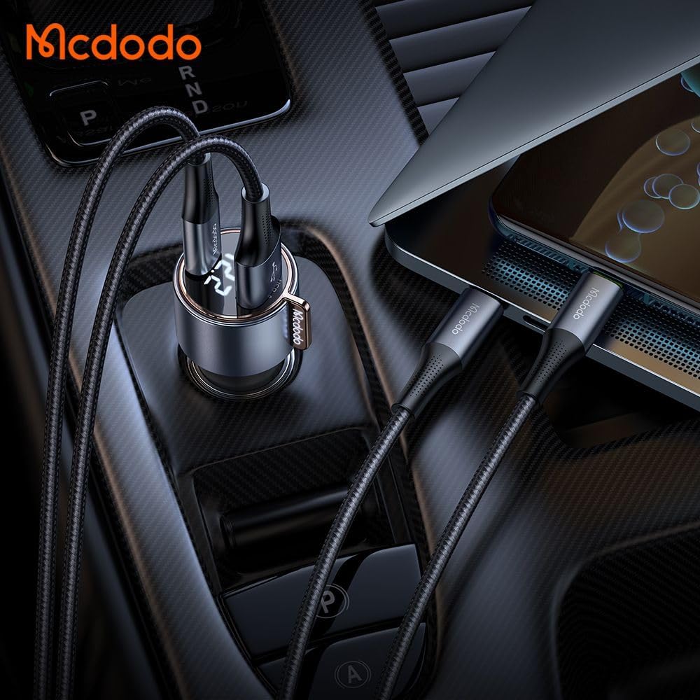 Mcdodo 75W 2-Port Digital Display Car Charger