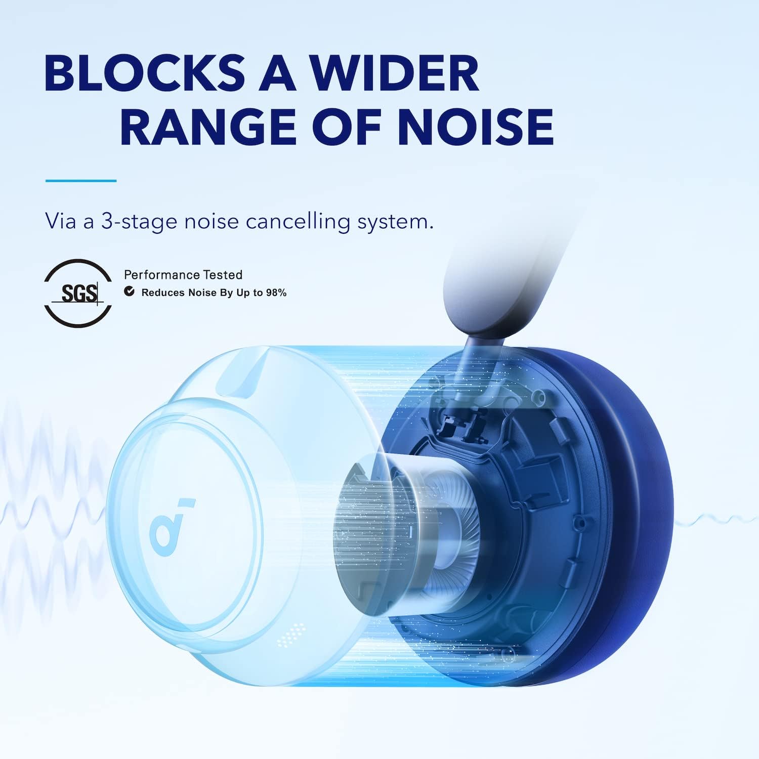 Soundcore by Anker Space Q45 (Adaptive ANC, 50H Playtime, App Control, LDAC Hi-Res, Comfortable Fit)