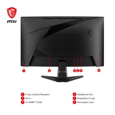 MSI MAG 27CQ6F (27-inch Curved Gaming Monitor, 180Hz, 1ms, 1500R, Rapid VA)