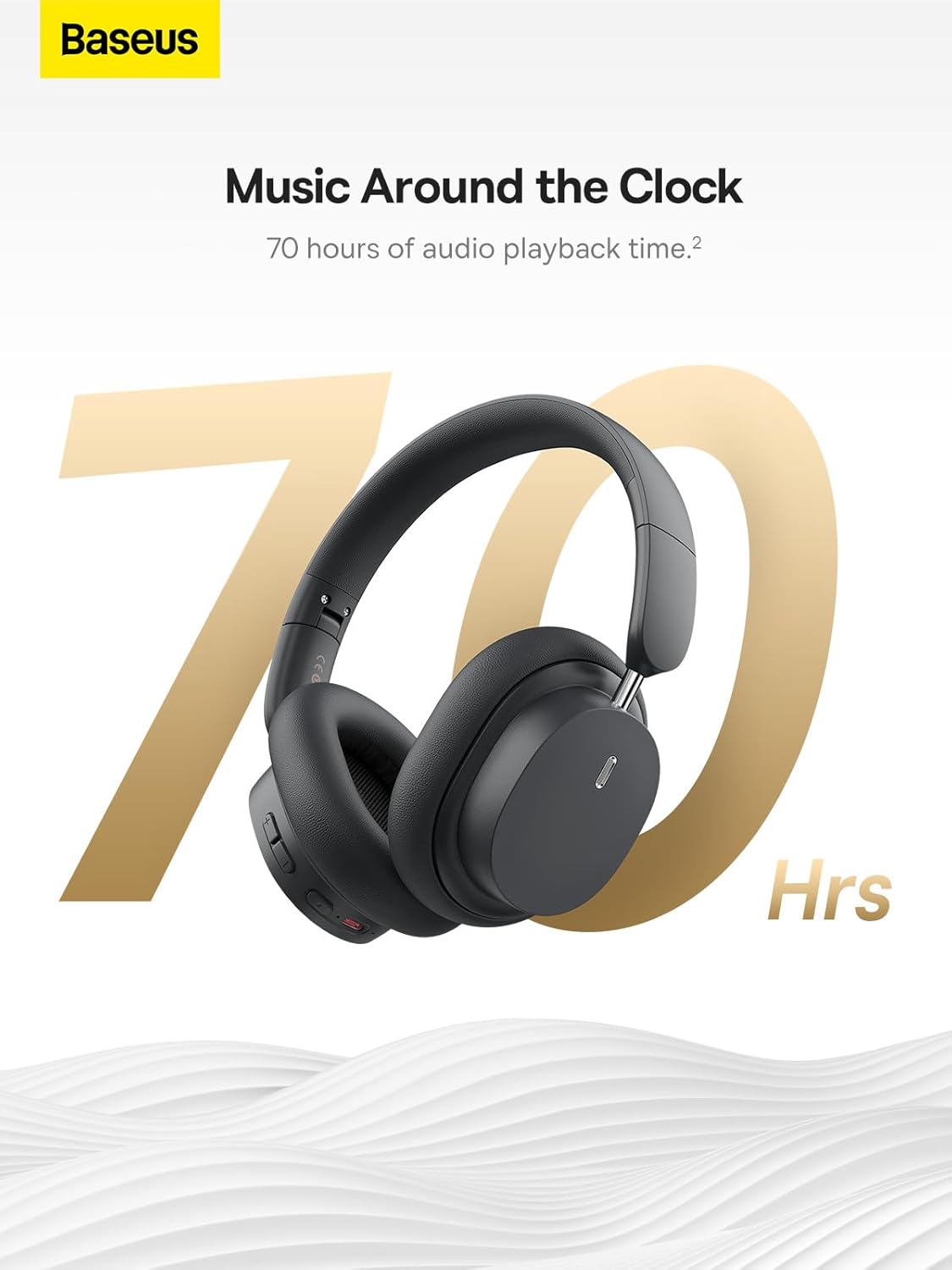 Baseus Bowie D05 (Wireless HiFi Headphones with Immersive Spatial Audio and Deep Bass)