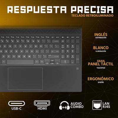 HP VICTUS 15 FB3093DX (AMD RYZEN 7-7445HS, 512GB NVME/16GB DDR5, 15.6" FHD 144HZ, RTX4050 6GB, WIN 11/ MICA SILVER)