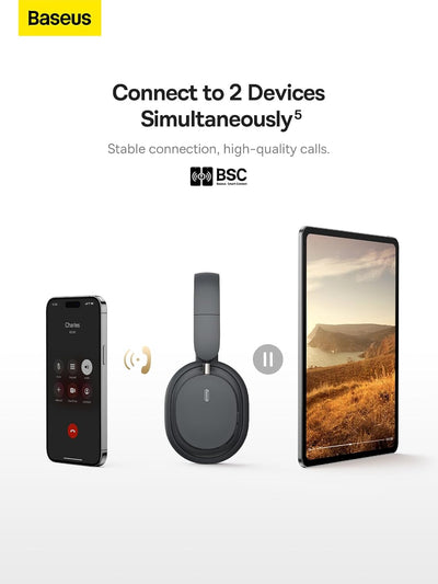 Baseus Bowie D05 (Wireless HiFi Headphones with Immersive Spatial Audio and Deep Bass)