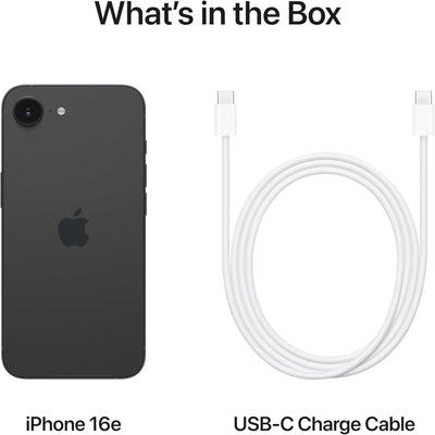 Apple iPhone 16e (iOS with 6.1-inch Super Retina XDR, A18 Chip, 5G, Aluminum Sleek Design and 1 Year Warranty)