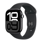 Apple Watch Series 10 (42/46mm Smartwatch with Aluminium Case and Sport Band, Fitness Tracker, ECG App, Always-On Retina Display, Water Resistant)