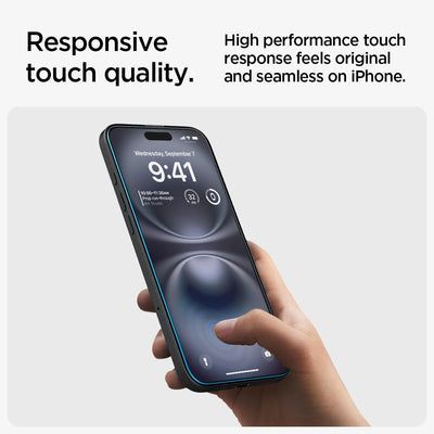 Spigen [GlasTR EZ FIT] | Tempered Glass Screen Protector For Apple iPhone 15/16