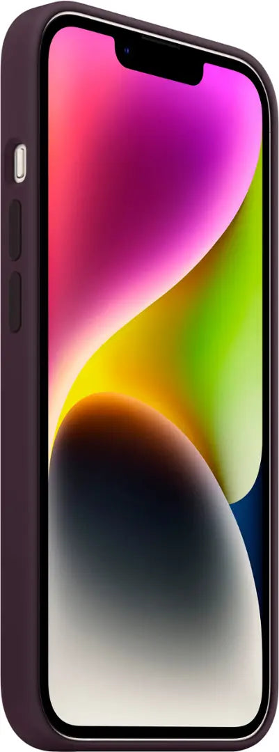 Apple - iPhone 14 Silicone Case with MagSafe - Elderberry
