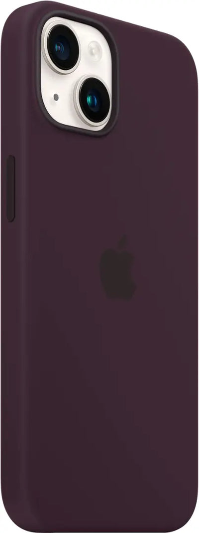 Apple - iPhone 14 Silicone Case with MagSafe - Elderberry