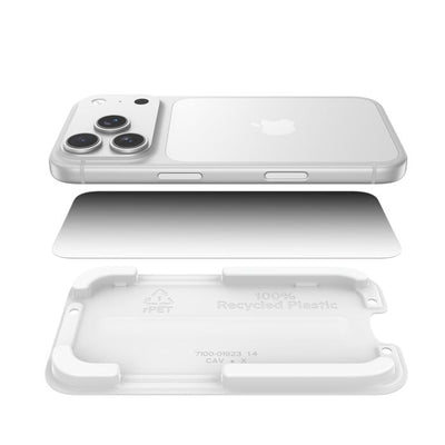 Belkin InvisiGlass Privacy Filter Screen Protector for iPhone 17 Pro (With Easy Align Tray)