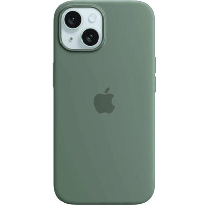 Apple - iPhone 15 Silicone Case with MagSafe - Cypress